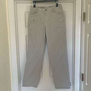Columbia Straight Leg Chino Khaki Size 8 Regular GUC